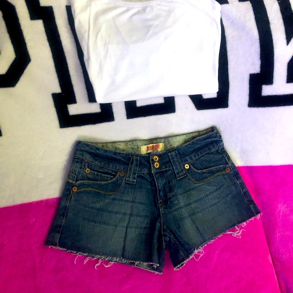 Bongo denim “cut off” shorts sz 5